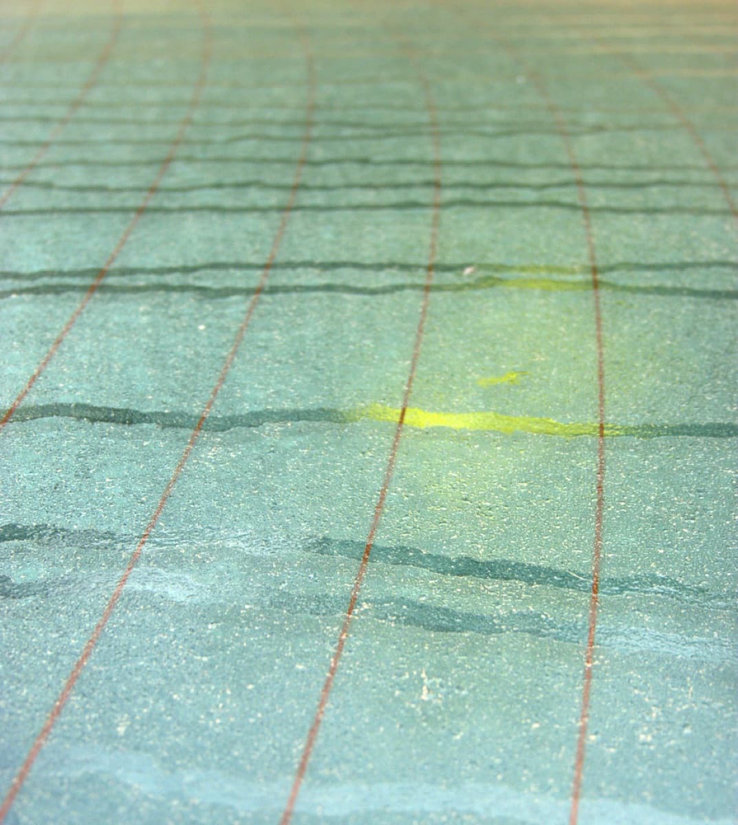Rear window heating lines clearing strips through frost