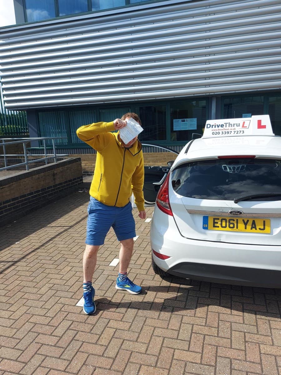Student passed driving test happy with DriveThruL instructor