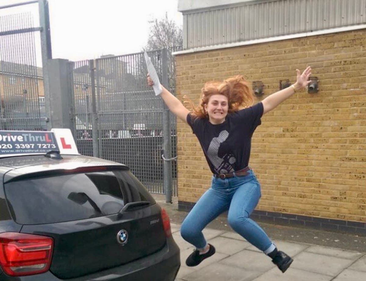 DriveThruL learner pass day in Tower Hamlets