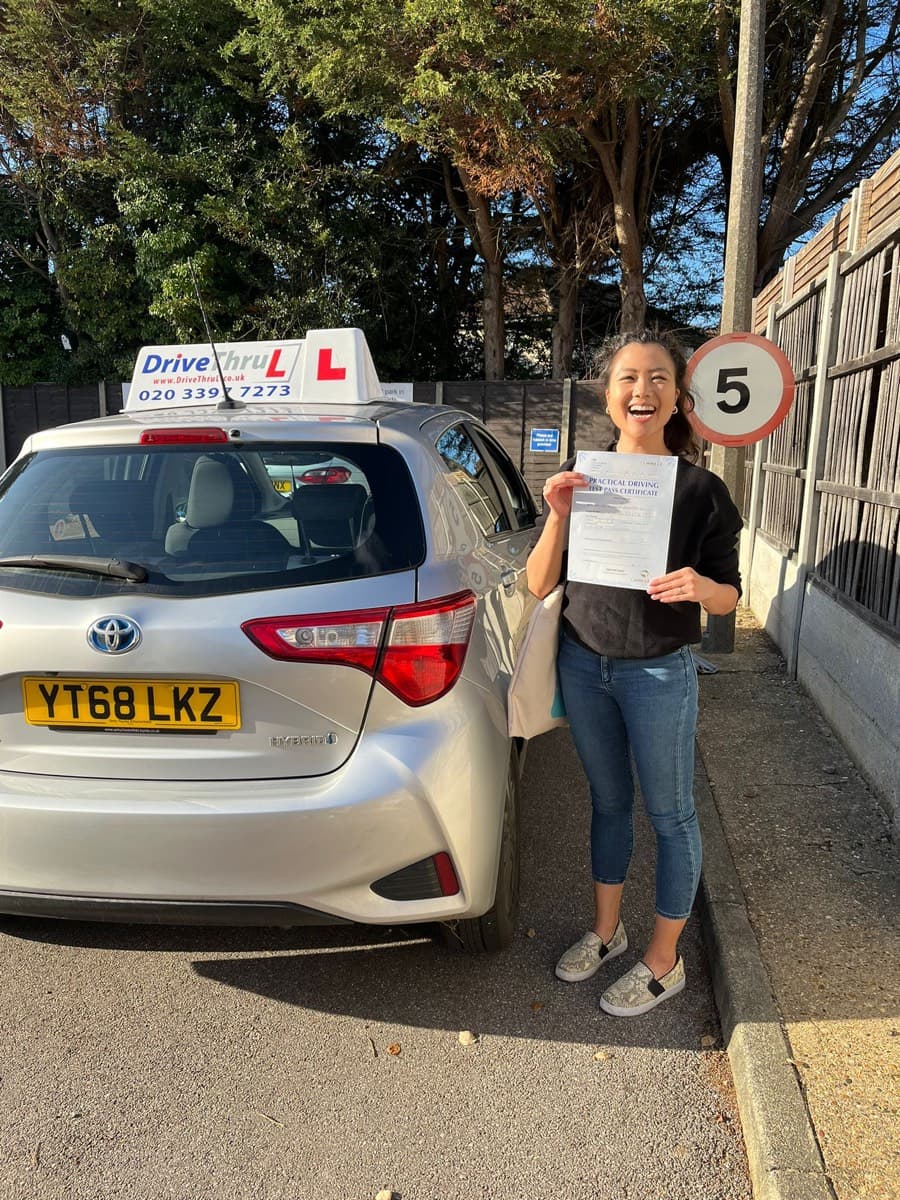DriveThruL learner pass day in Tower Hamlets