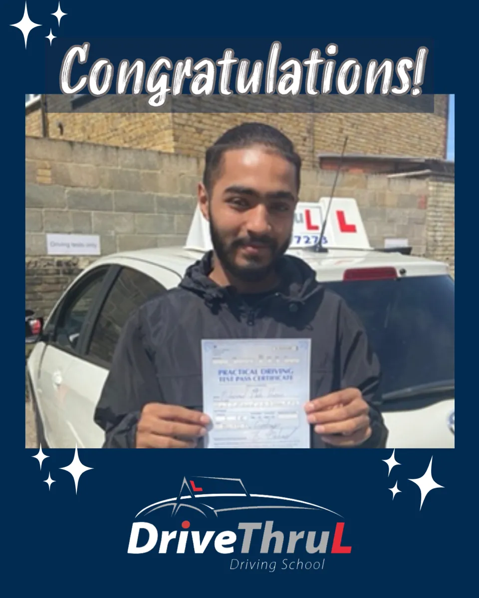 DriveThruL student passed first time in East London
