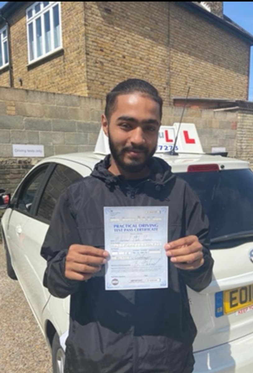 DriveThruL learner passed first time in Wapping