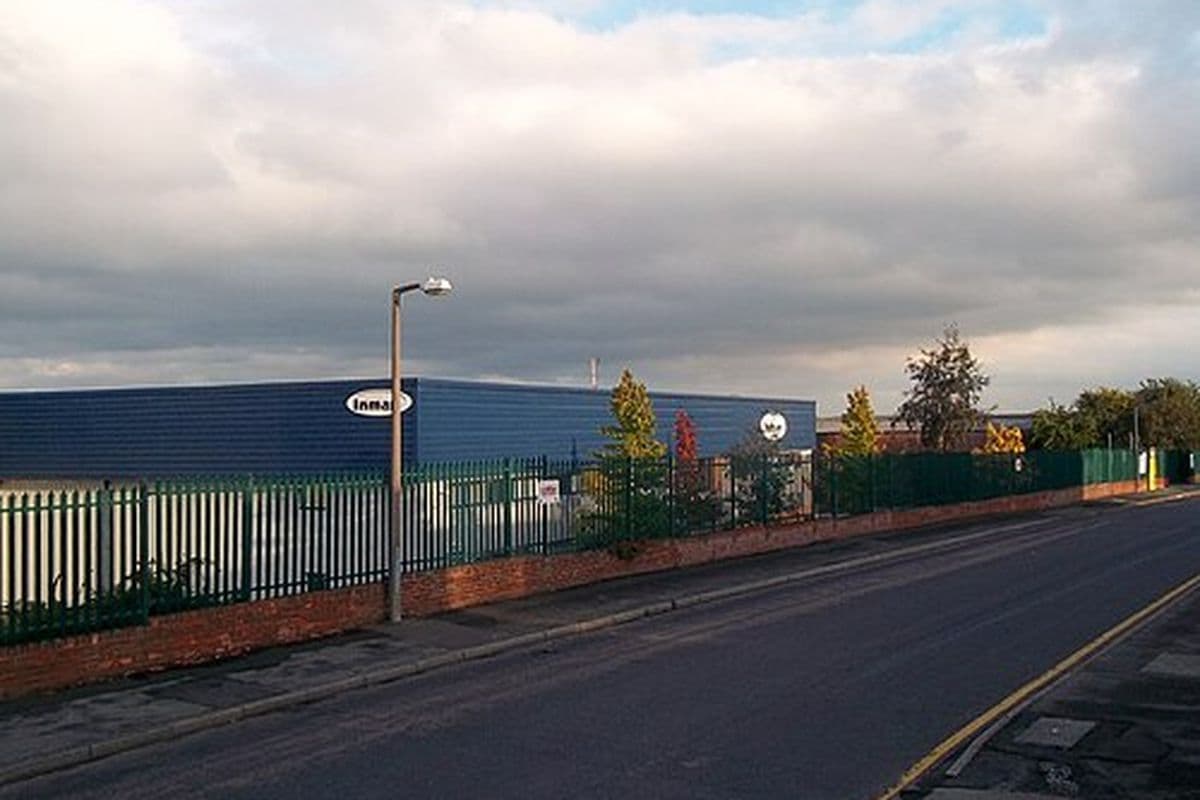 Industrial area at Orgreave, Sheffield, near the test centre